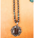 Two Tone Wings Concho Necklace