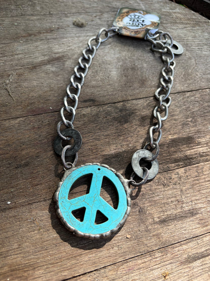Peace Out Brooklyn Necklace