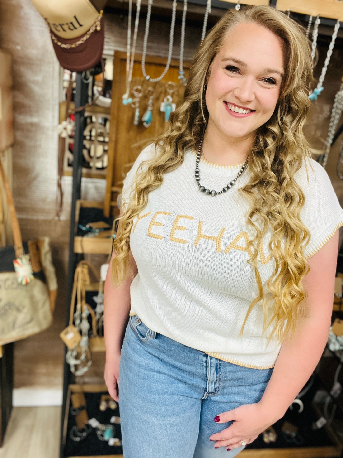 Yeehaw Knit Top