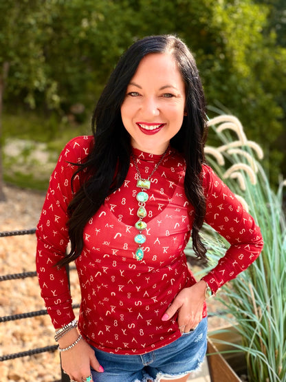Red Dirt Branded Mesh Top