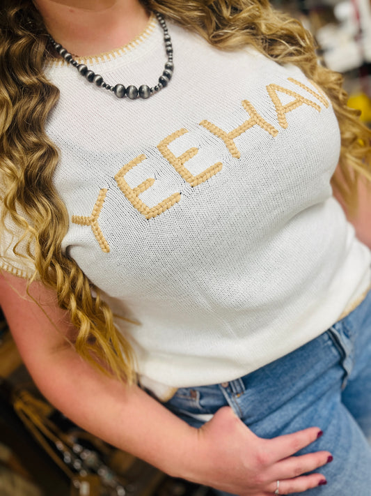 Yeehaw Knit Top