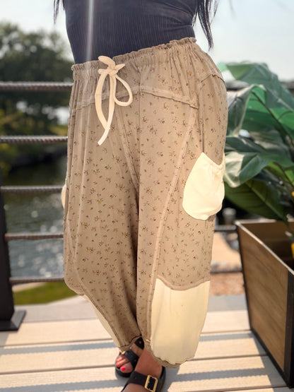 Floral Love in Sage Pants