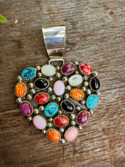 Lonesome Heart Statement Pendants