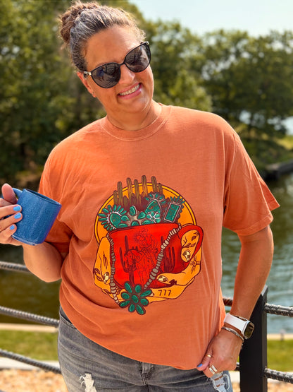 Morning Joe in Turquoise Tee