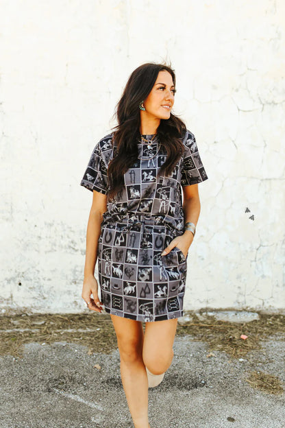 Cowpoke Western Skort