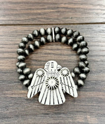 Turquoise Stretchy Western Bracelets