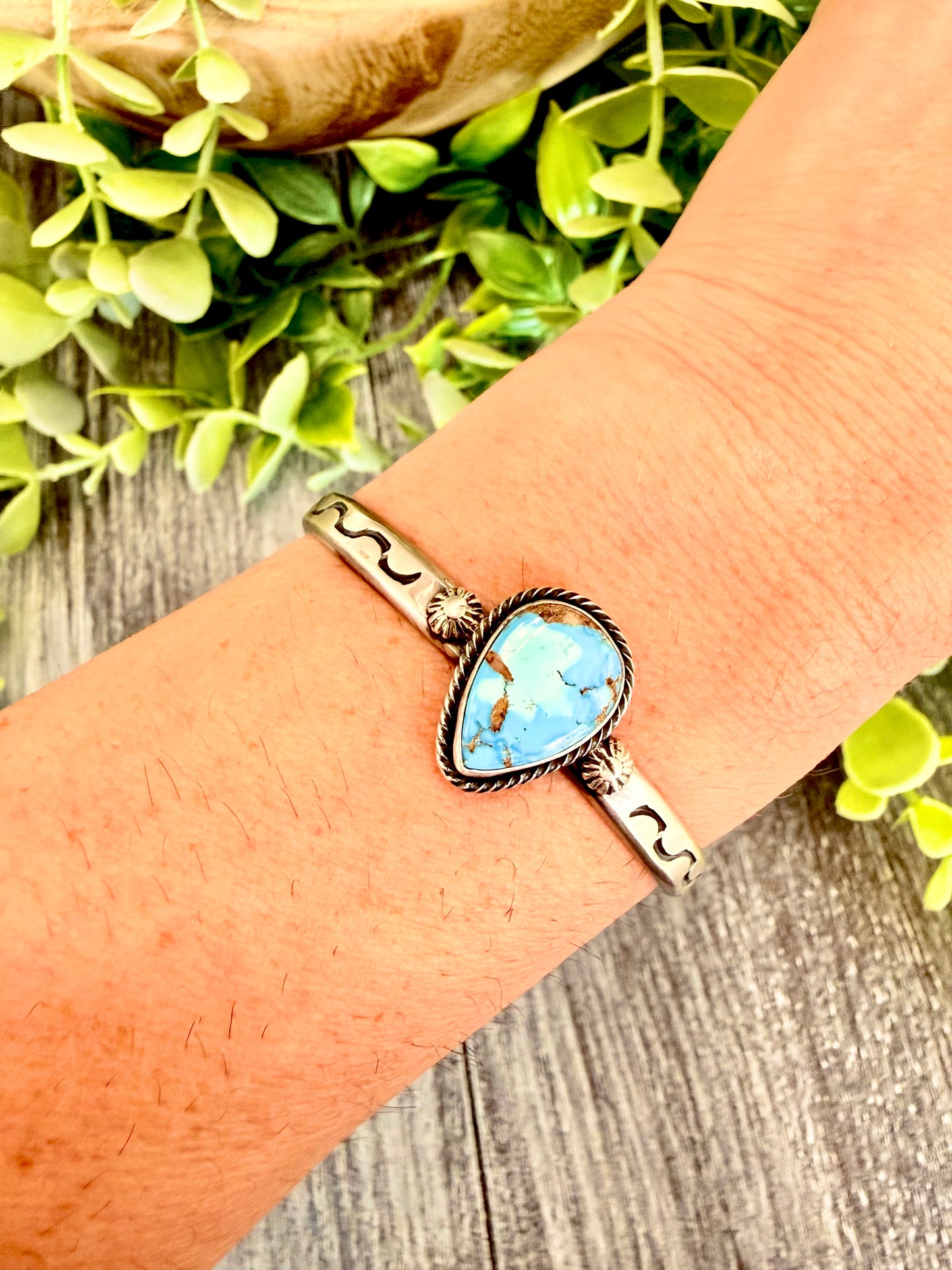 Sam Yellowhair ~ Golden Hills Cuff Bracelet