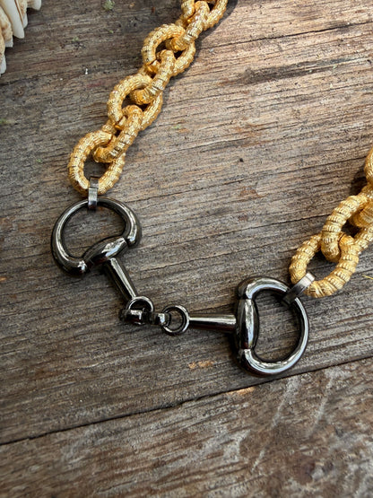 Bit of Bronze Gold Necklace
