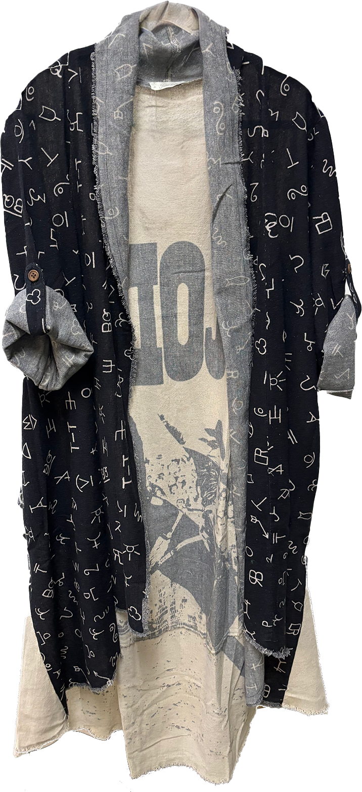 Go Rodeo Branded Linen Duster