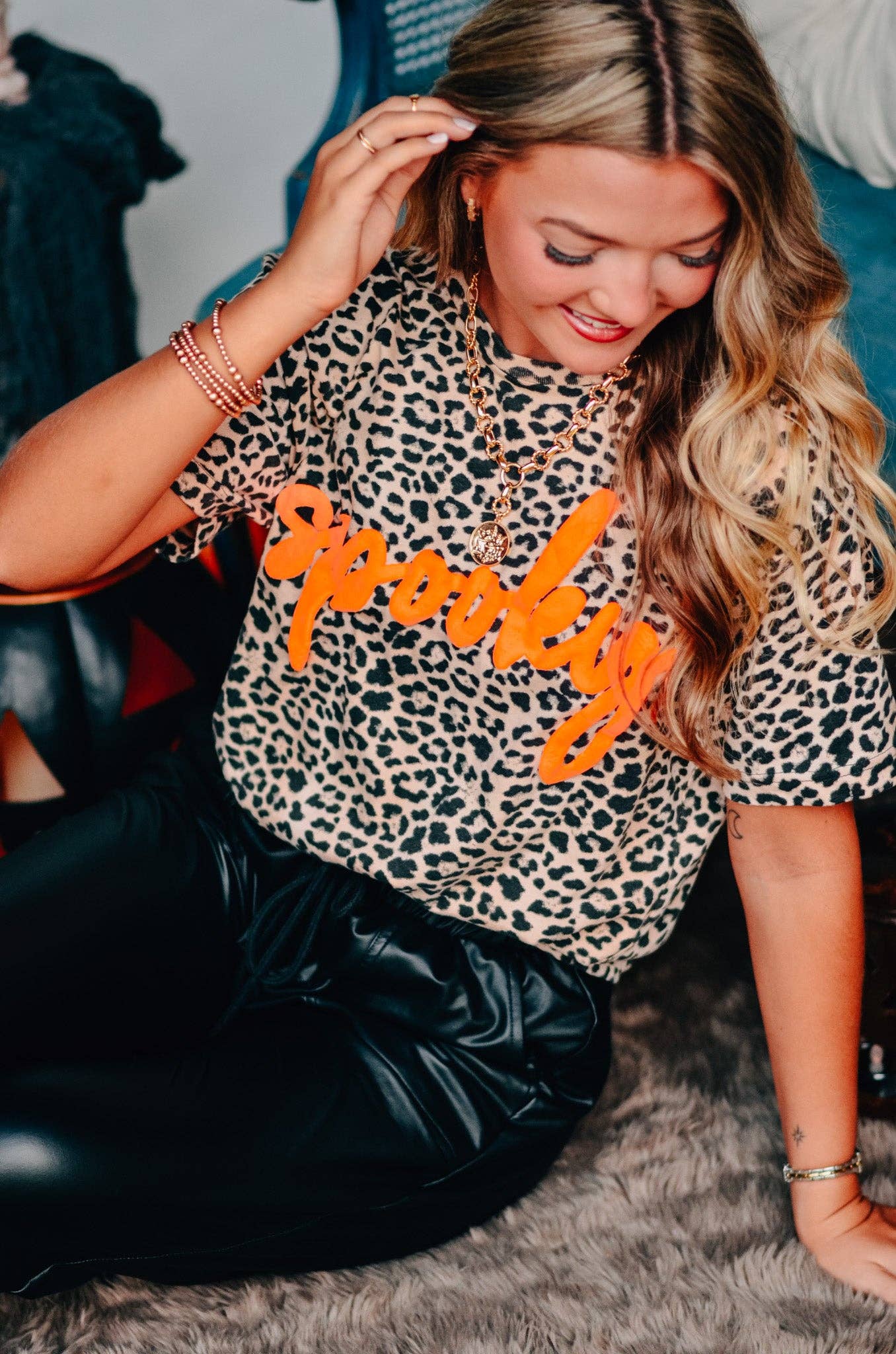 Spooky Leopard Tee | Classy Halloween shirt leopard