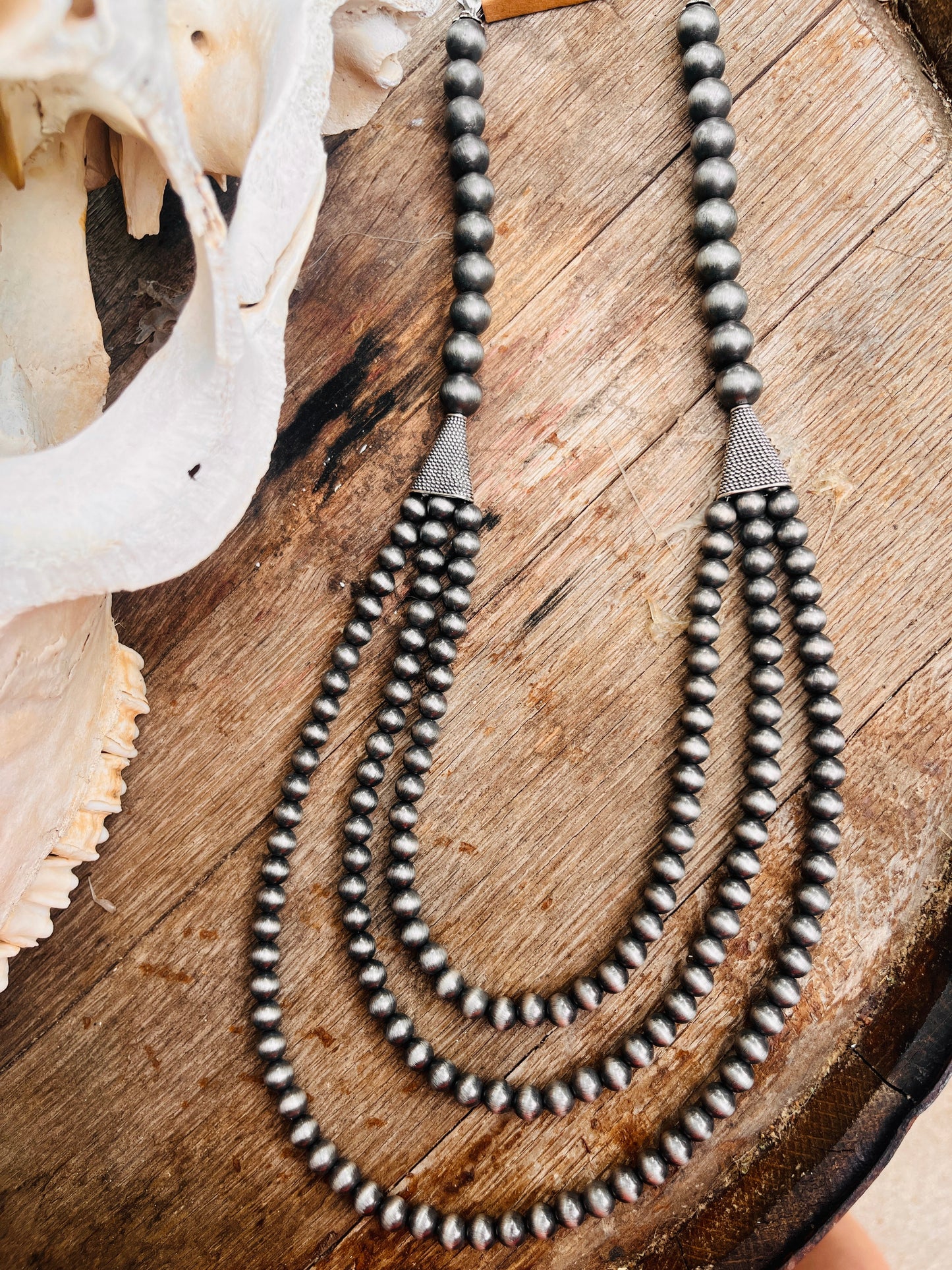 30" Coop Bead Necklace