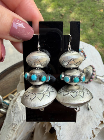 Monica Smith 3 Pearl Earrings