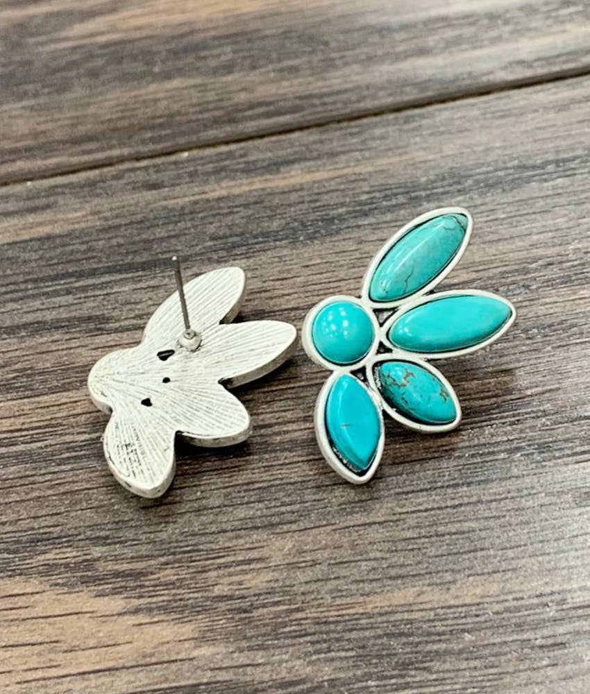 Western Turquoise Stud Earrings