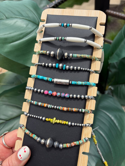 18" Desert Pearl Stacker Necklace Collection