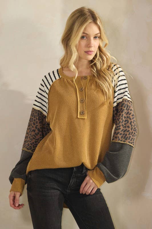 Urban Fall Mustard Top