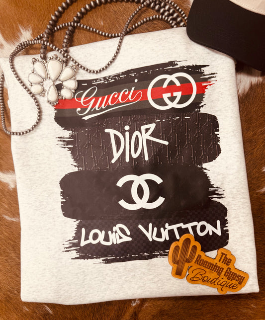 DeSiGnEr Love Crewneck