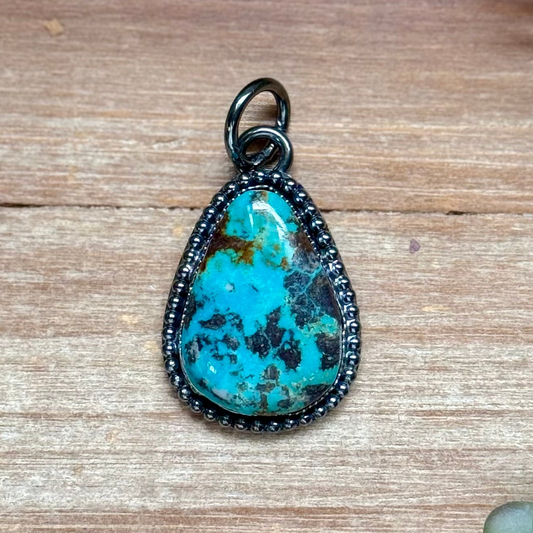 MJ Turquoise Statement Pendant