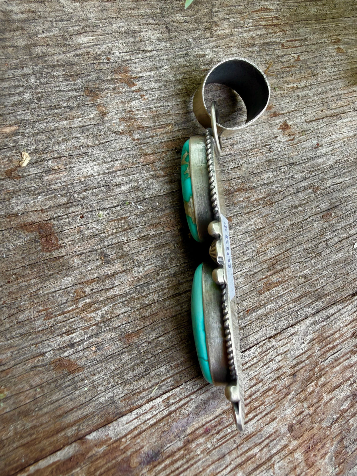 2 Stone Minty Sonoran Gold Pendant