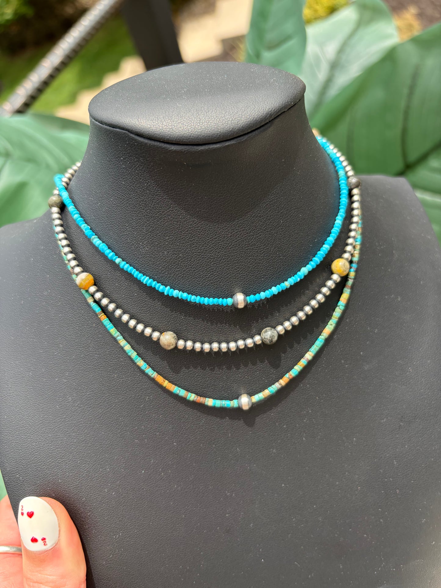 14" Desert Pearl Stacker Necklace Collection