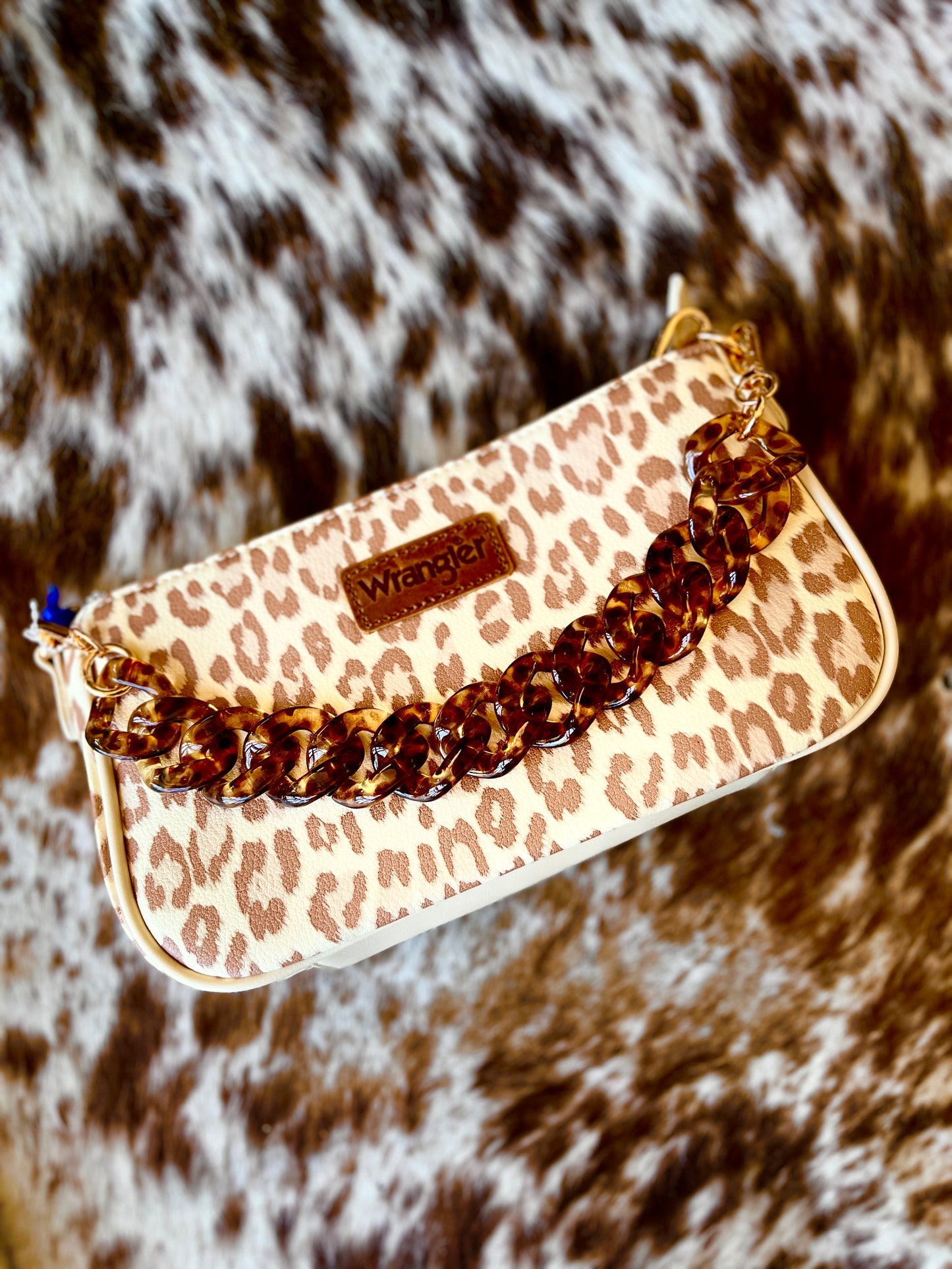 Wrangler Leopard Print Shoulder Bag