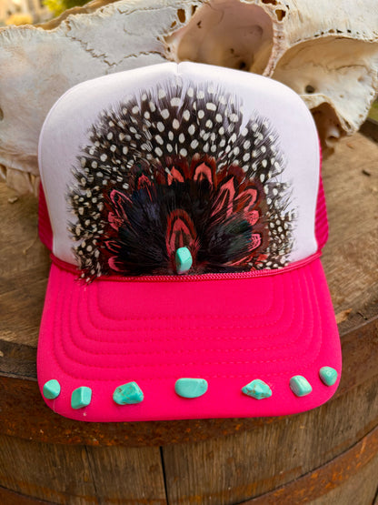 Gypsy Custom Feather Trucker Hat