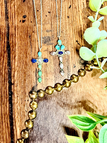 Kingman Cross Necklaces