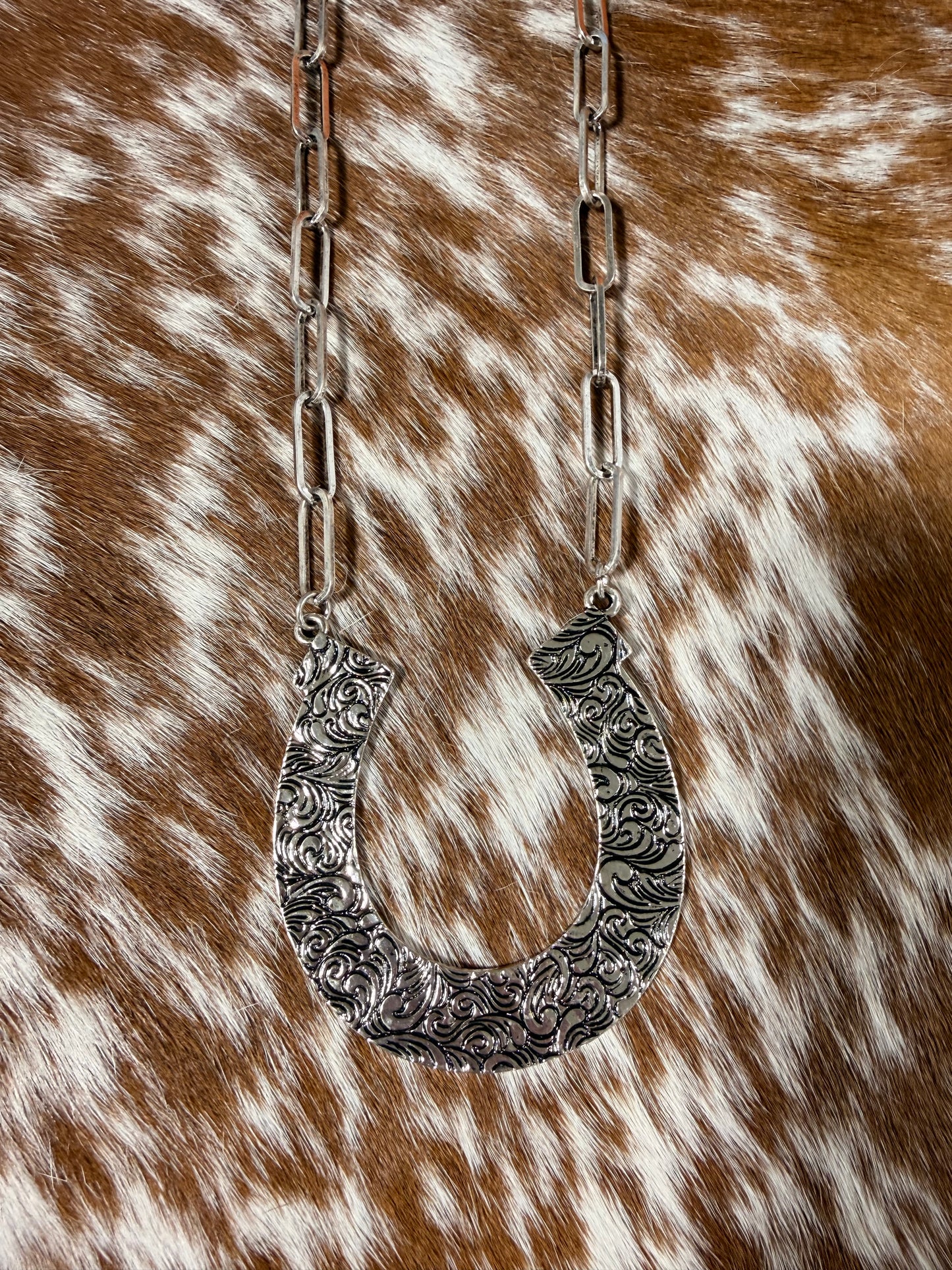 Mega Link Western Paperclip Necklaces