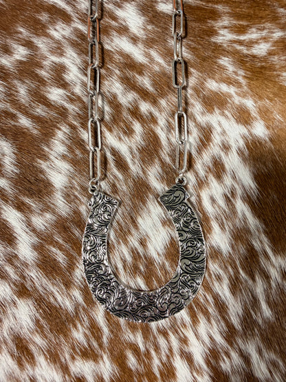 Mega Link Western Paperclip Necklaces