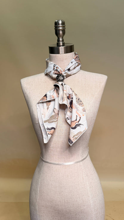Western Horses Wild Rag 28x28