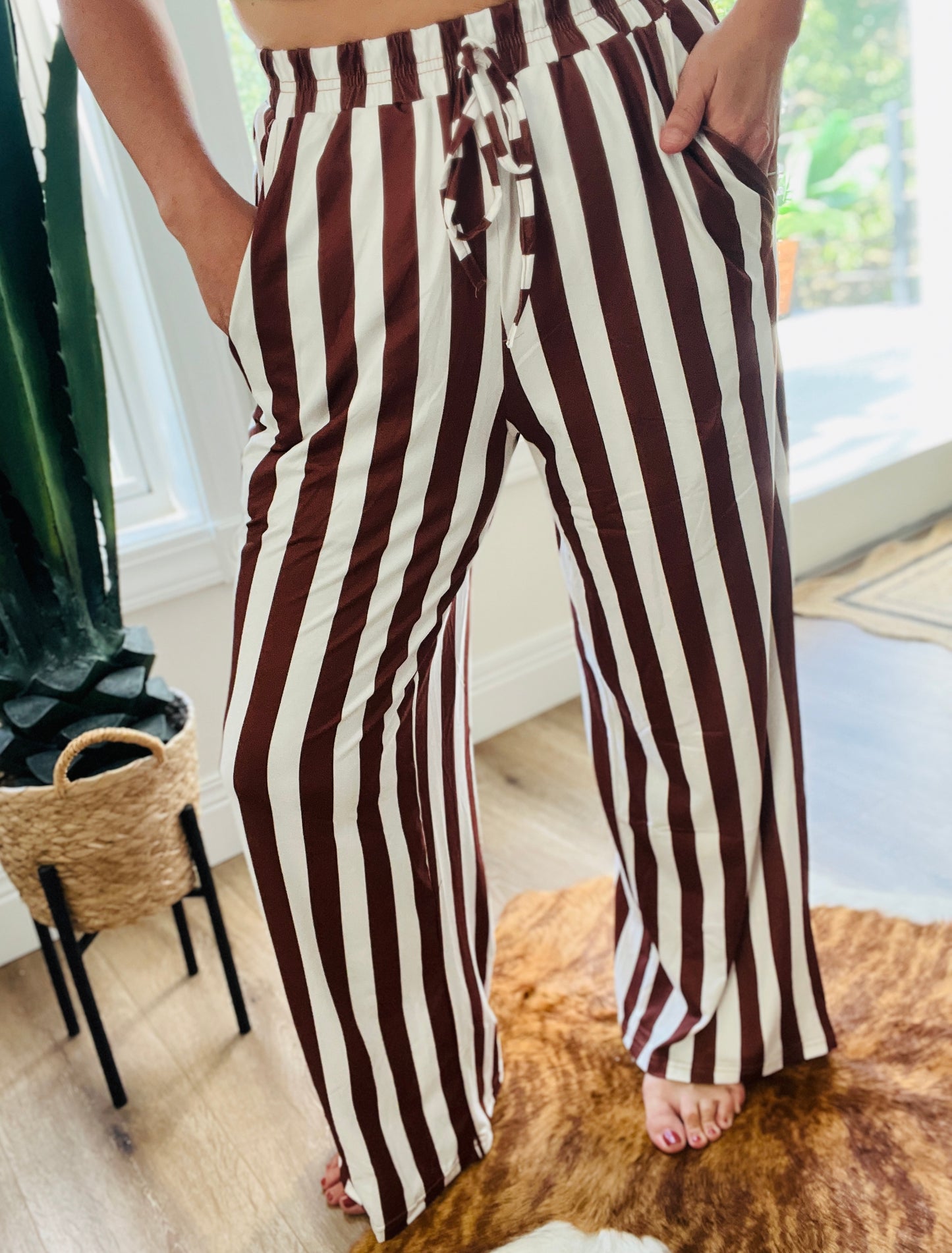 Vertical Vibes Stripe Pants