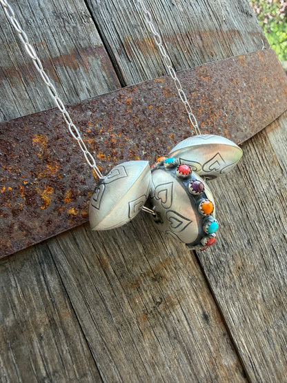 Monica Mega 3 Pearl Necklace
