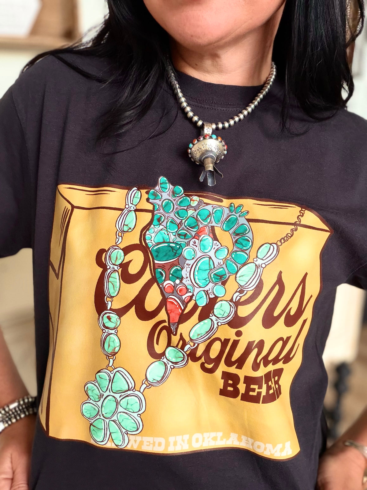 Beer Me in Turquoise Tee