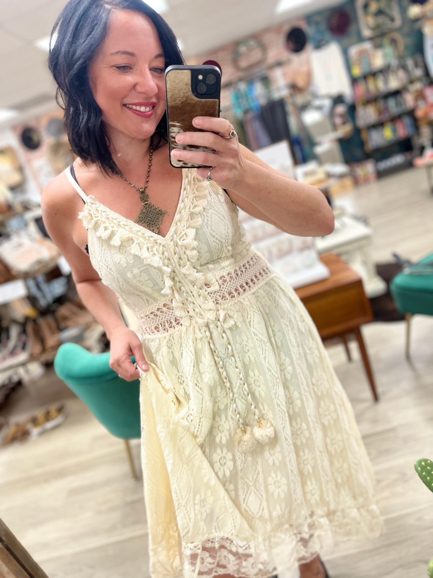 Laced with Grace Boho Dress