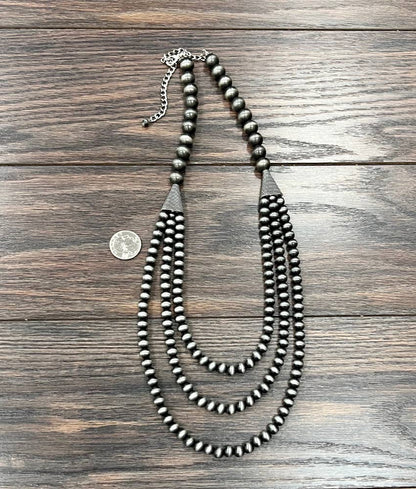 30" Coop Bead Necklace