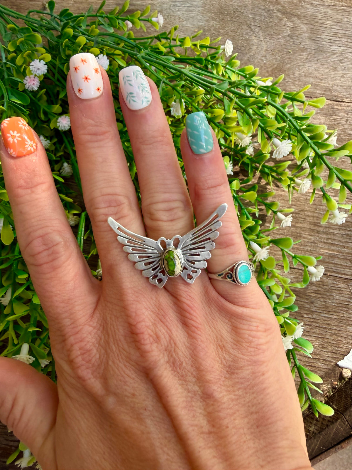 Sonoran Gold Butterfly Ring
