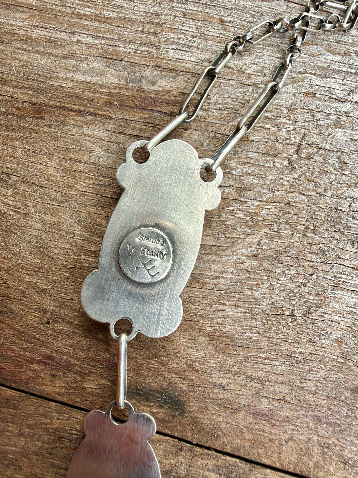 Ty Etsitty Green Machine Lariat Necklace