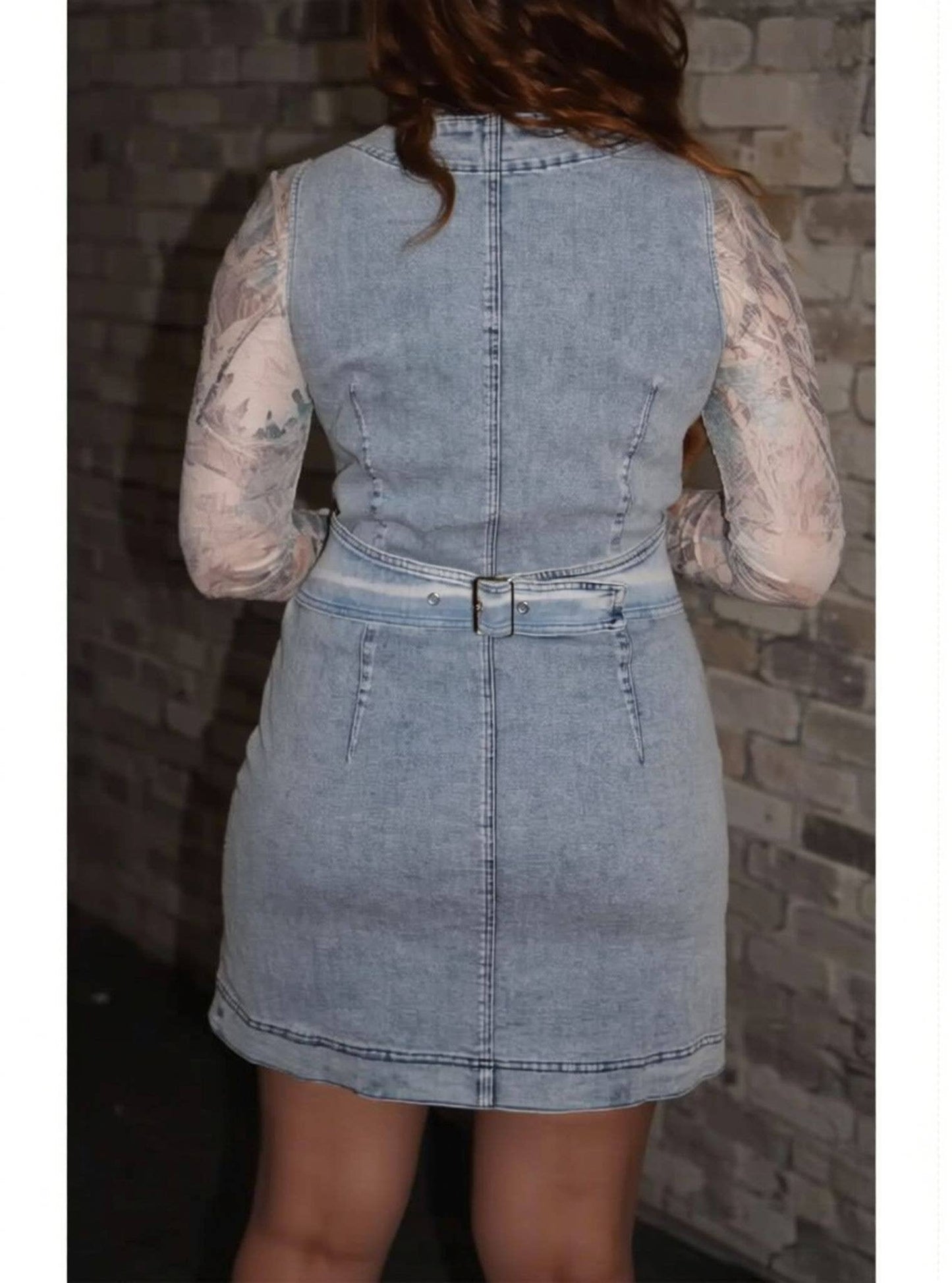 Quincy Denim Pocket Dress