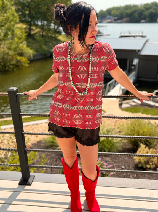 Sparkle Country Top