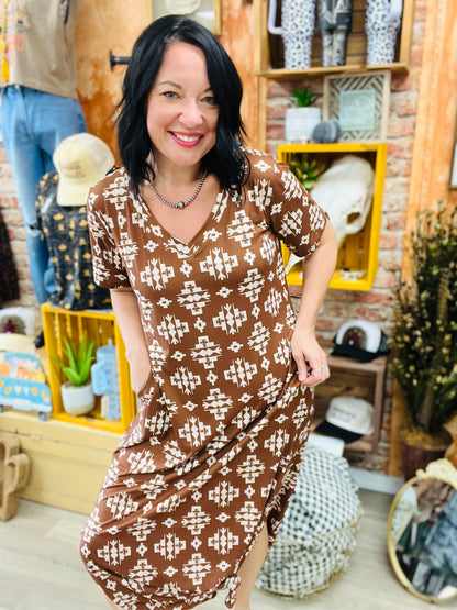 Meet Me In Wyoming Maxi Dress