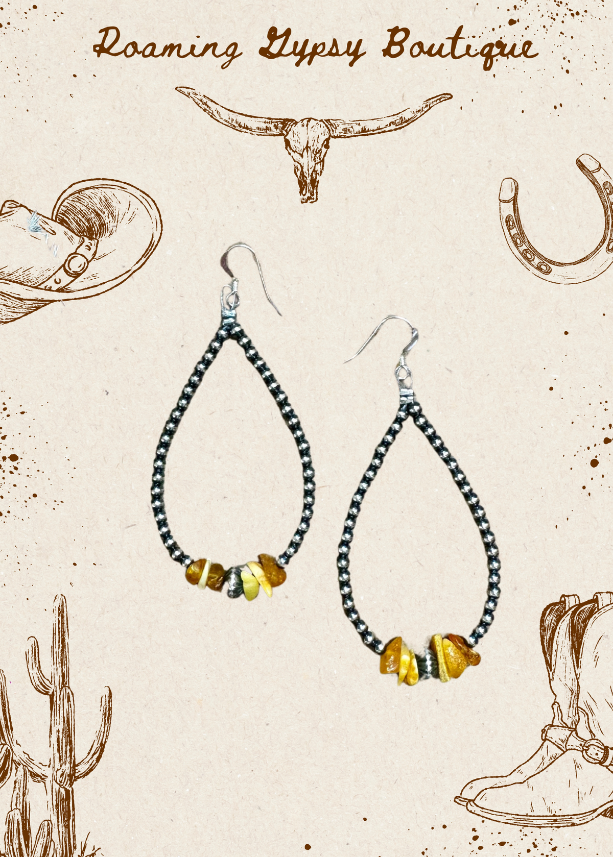 3 mm sterling silver pearls earrings teardrop with yellow amber
