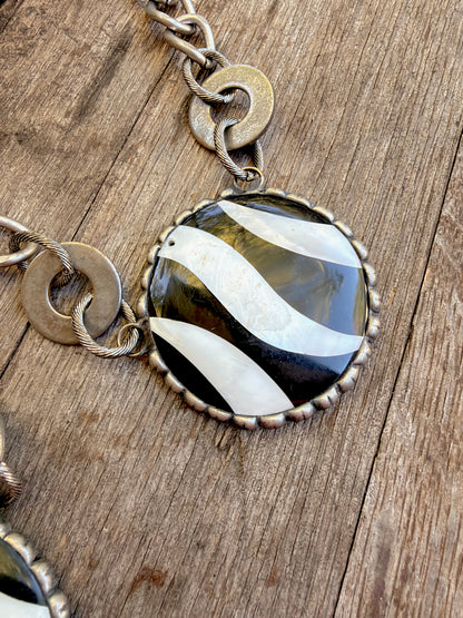 Zebra Safari Necklace