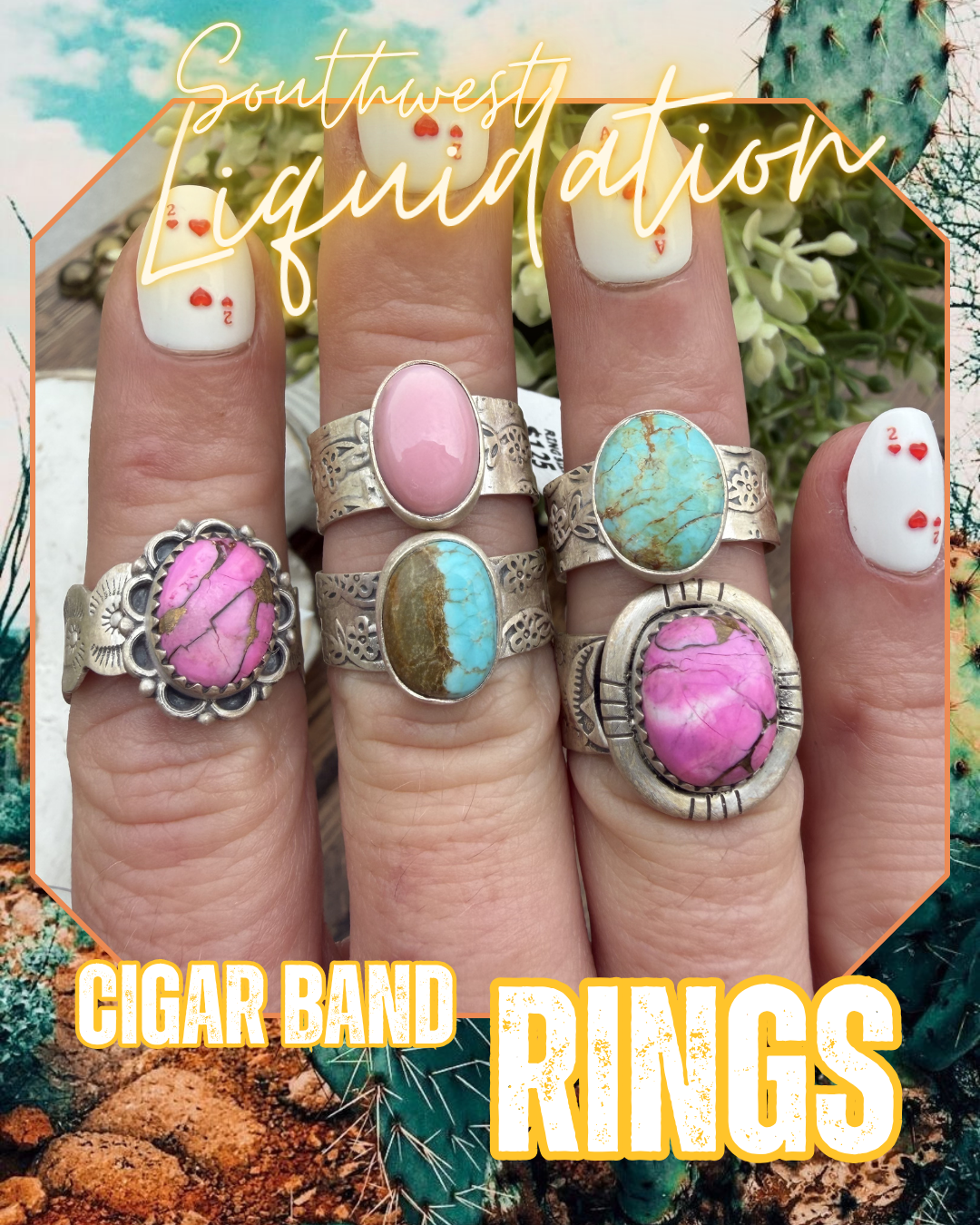 Liquidation - Cigar Band Rings