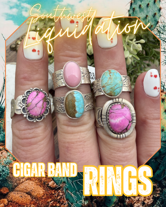 Liquidation - Cigar Band Rings