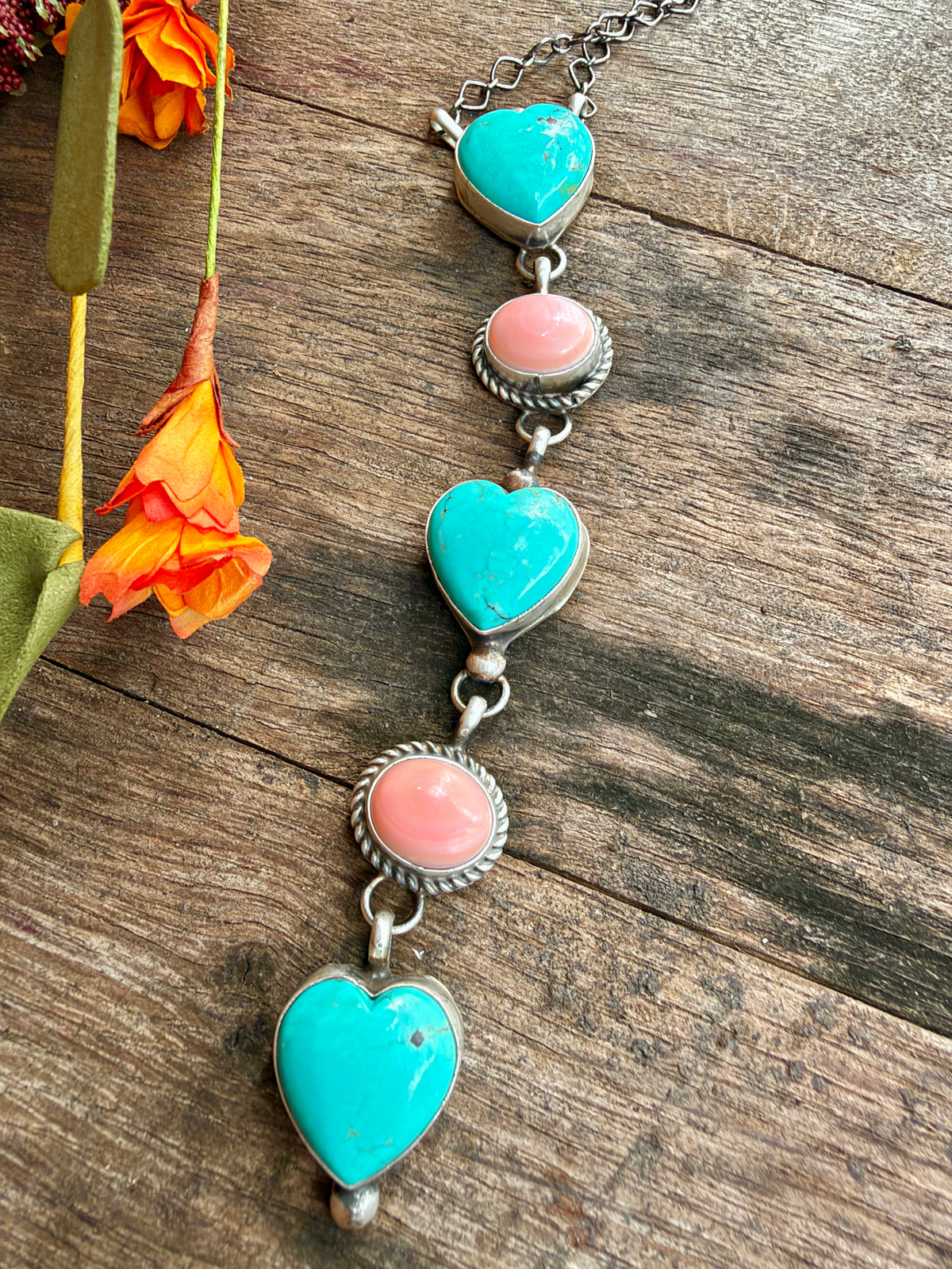 Vicky Hicks Sweetheart Lariat Necklace
