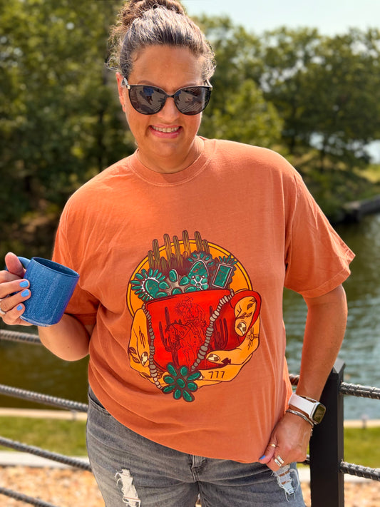 Morning Joe in Turquoise Tee