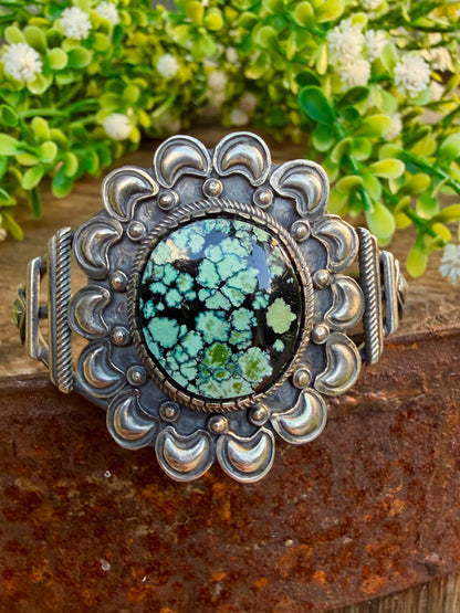 Blue Moon Turquoise Mega Cuff