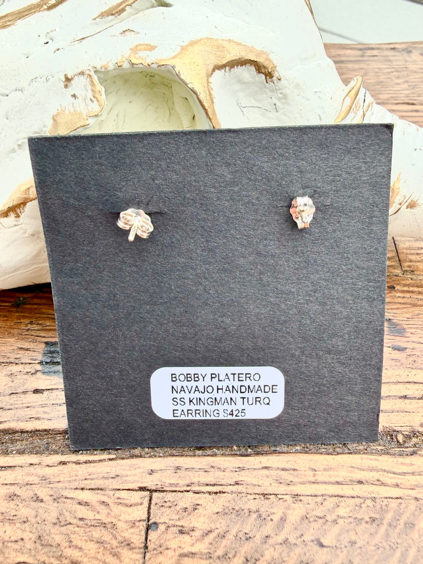 Bobby Platero - Cowboy Hat Earrings