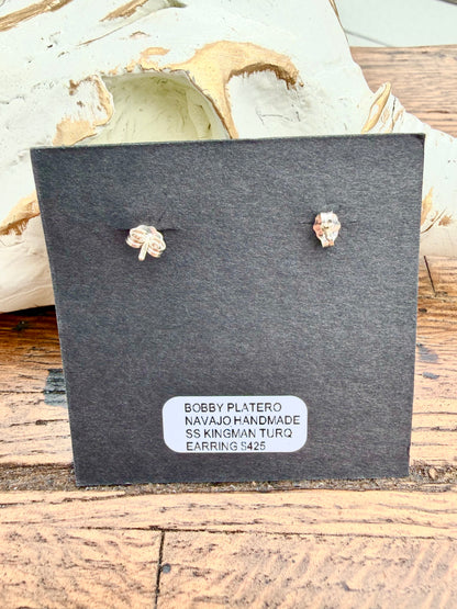Bobby Platero - Cowboy Hat Earrings