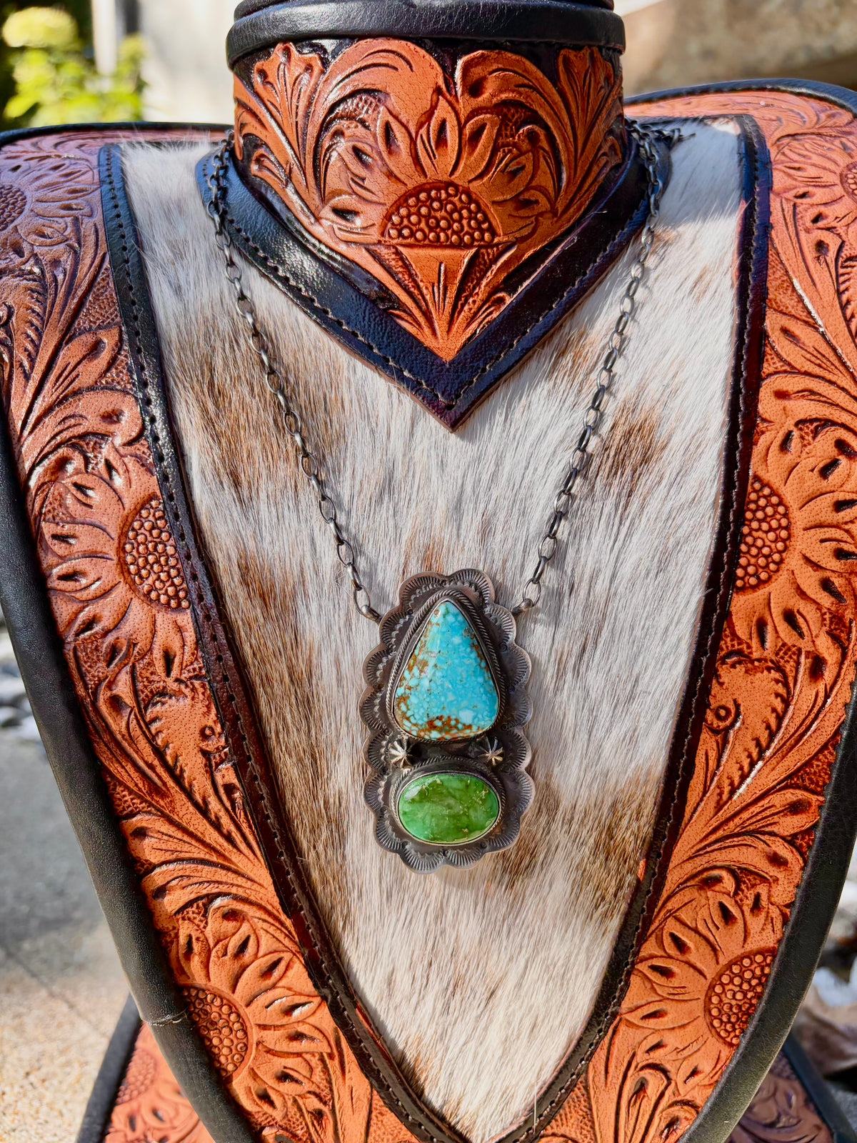 Tillie John Scalloped Gem Necklace