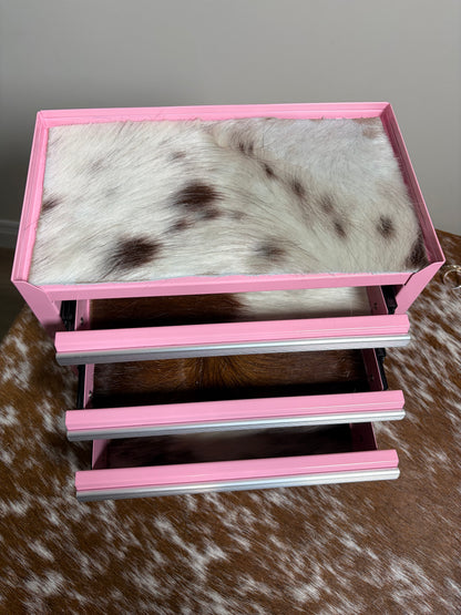 3 Drawer Turquoise Toolbox | Jewelry Organizer